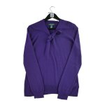 Reconditionn - pull femme soie et cachemire violet - taille l - femme - violet