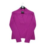 Reconditionn - pull femme en soie et cachemire violet - taille l - femme - violet