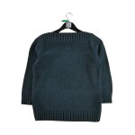 Reconditionn - pull femme soie et lin marine - taille s - femme - marine