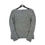 Reconditionn� - pull femme soie et lin noir - taille m - femme - noir