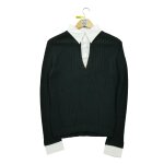 Reconditionn - pull femme en soie noir - taille l - femme - noir