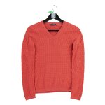 Reconditionn - pull femme torsad rouge - taille m - femme - rouge