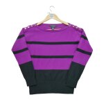 Reconditionn� - pull femme violet - taille l - femme - violet