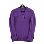 Reconditionn� - pull femme violet - taille m - femme - violet