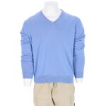 Reconditionn� - pull homme bleu clair - taille l - homme - bleu clair