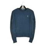 Reconditionn� - pull homme cable knit marine - taille 18 / 20 ans - homme - marine