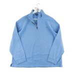 Reconditionn� - pull homme col camionneur quarter - zip - taille 2xl - homme - bleu clair