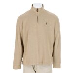 Reconditionn� - pull homme col camionneur quarter - zip - taille l - homme - beige