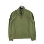 Reconditionn� - pull homme col camionneur quarter - zip - taille s - homme - kaki