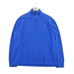 Reconditionn� - pull homme col camionneur quarter - zip - taille m - homme - bleu