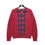 Reconditionn - pull homme col v rouge - taille s - homme - rouge