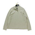 Reconditionné - pull homme demi - zippé beige - taille xl - homme - beige Reconditionné - pull homme demi - zippé beige - taille xl - homme - beige