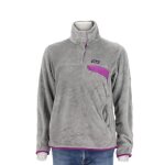 Reconditionn� - pull polaire femme snap - t gris - taille l - femme - gris