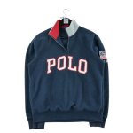 Reconditionn� - pull polaire homme usa flag marine - taille s - homme - marine