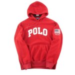 Reconditionn� - pull polaire homme usa flag rouge - taille m - homme - rouge