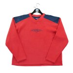 Reconditionn - pull polaire homme vintage y2k rouge - taille m - homme - rouge