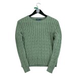Reconditionn - pull ralph lauren torsad - taille l - femme - vert