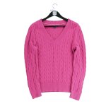Reconditionn - pull tommy hilfiger torsad - taille l - femme - rose