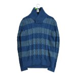 Reconditionn - pull tommy hilfiger torsad - taille l - homme - bleu