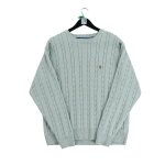 Reconditionné - pull tommy hilfiger torsadé - taille xl - homme - gris Reconditionné - pull tommy hilfiger torsadé - taille xl - homme - gris