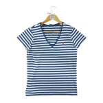 Reconditionn� - t - shirt manches courtes femme marine - taille l - femme - marine