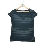 Reconditionn - t - shirt manches courtes femme - taille l - femme - marine