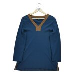 Reconditionn - t - shirt manches longues femme marine - taille xl - femme - marine