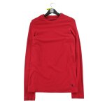 Reconditionn� - t - shirt manches longues femme rouge - taille l - femme - rouge