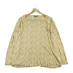 Reconditionn� - t - shirt manches longues femme - taille 3xl - femme - beige