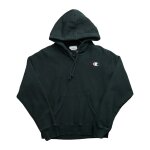 Reconditionn - sweat  capuche champion hoodie - taille s - femme - noir