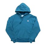 Reconditionn - sweat  capuche champion hoodie - taille s - femme - turquoise