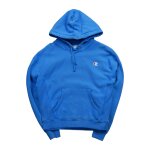 Reconditionn - sweat  capuche champion - taille s - femme - bleu clair