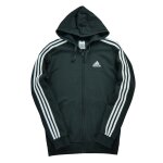 Reconditionn - sweat  capuche homme full zip noir - taille s - homme - noir