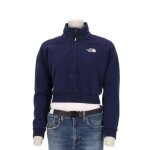 Reconditionn� - sweat femme cropped tnf marine - taille m - femme - marine
