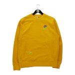 Reconditionné - sweat homme manches longues jaune nike - col rond - taille m - homme - jaune Reconditionné - sweat homme manches longues jaune nike - col rond - taille m - homme - jaune