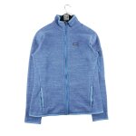 Reconditionn� - veste polaires femme manches longues bleu clair patagonia - motif chin� - col montant ...