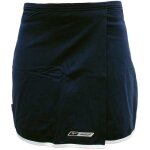 Reebok - jupe courte portefeuille de sport street wear bleu marine liser blanc taille l / 42 uk14