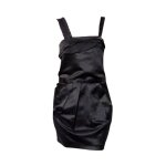 Robe en 100% soie anthracite � bretelles - taille 36 - - ath� vanessa bruno