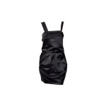 Robe en 100% soie anthracite � bretelles - taille 36 - ath� vanessa bruno