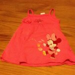 Robe bebe rose disney 9 mois