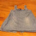 Robe bebe vertbaudet bleu 9 mois