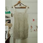 Robe beige motifs dor�s 36 s promod.