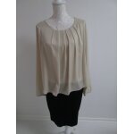 Robe beige et noire promod taille 40