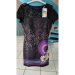 Robe bi - mati�re noire desigual taille 36 neuve