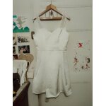 Robe blanche bretelles dentelle 38 m naf naf.