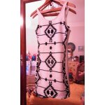 Robe blanche motifs noirs 36 s h&m.