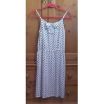 Robe blanche et pois noirs h&m - taille 36