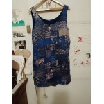 Robe bleue / blanche 42 xl desigual.