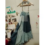 Robe bleue / bleue claire qui s attache au cou 38 m desigual.