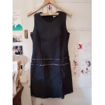 Robe bleue fonc�e 38 m cama�eu .